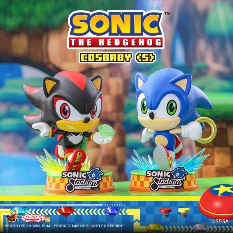 

Коллекционная мини-фигурка Hottoys Sega Sonic Cosbaby для фанатов аниме, коллекционеров, декор для рабочего стола, коллекционное украшение, милый забавный подарок
