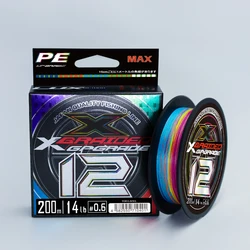 YGKX12 Fishing Line X12 Strands Braided PE Line Freshwater Saltwater Fishing Japan Line Fish wire Multifilament fishing line