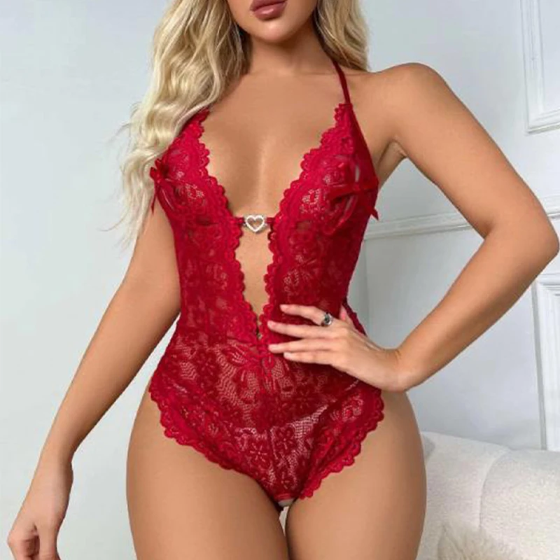 Sexy Bra Sets for Women Fetish Wear Lingerie Lace Embroidery Fairy Seamless Underwear See Through Exotic Latex Sheer Bodysuit