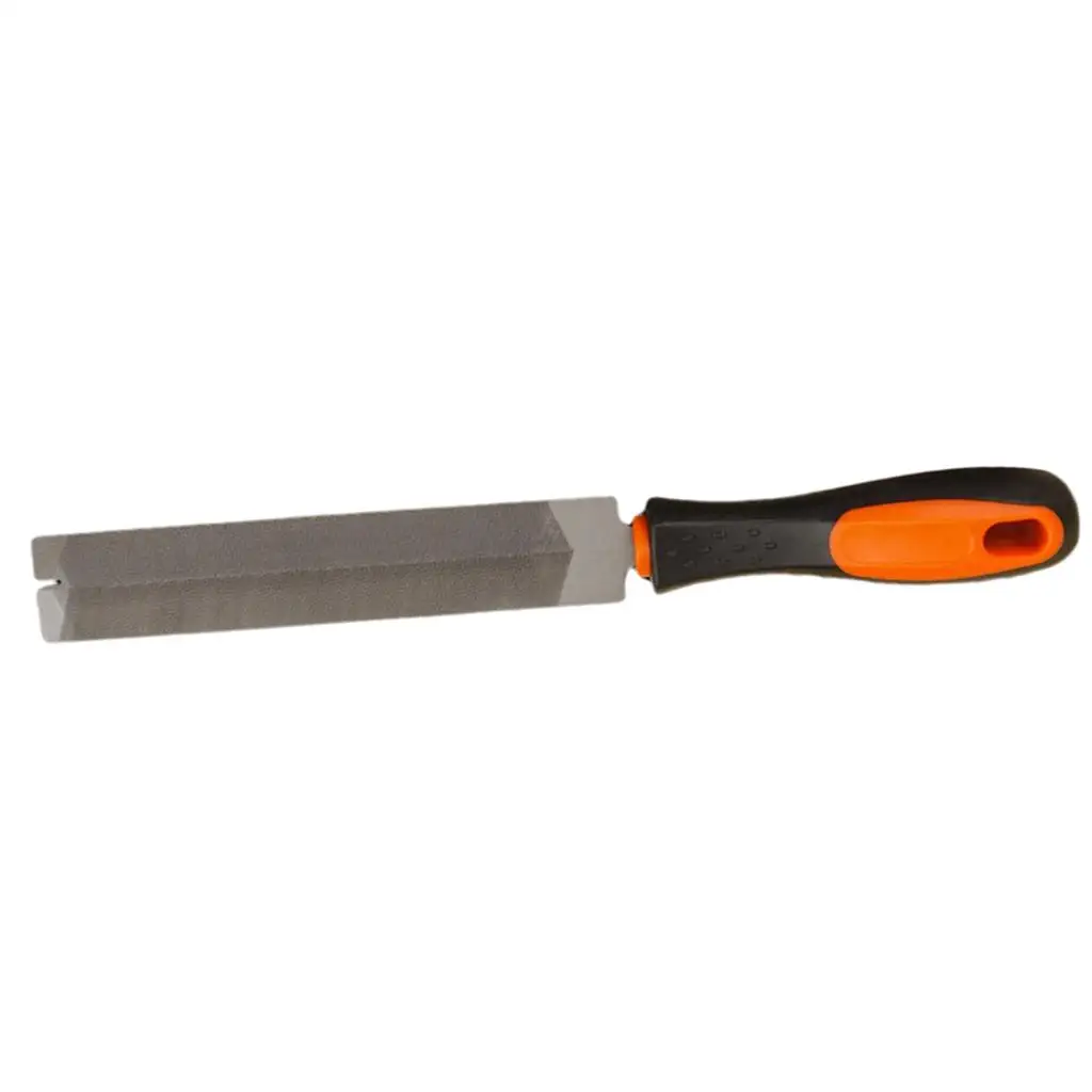 Diamond Blade File with Wooden Tool Handle Needle File for Grinding Nail Pliers and Wood Jewelry Processing