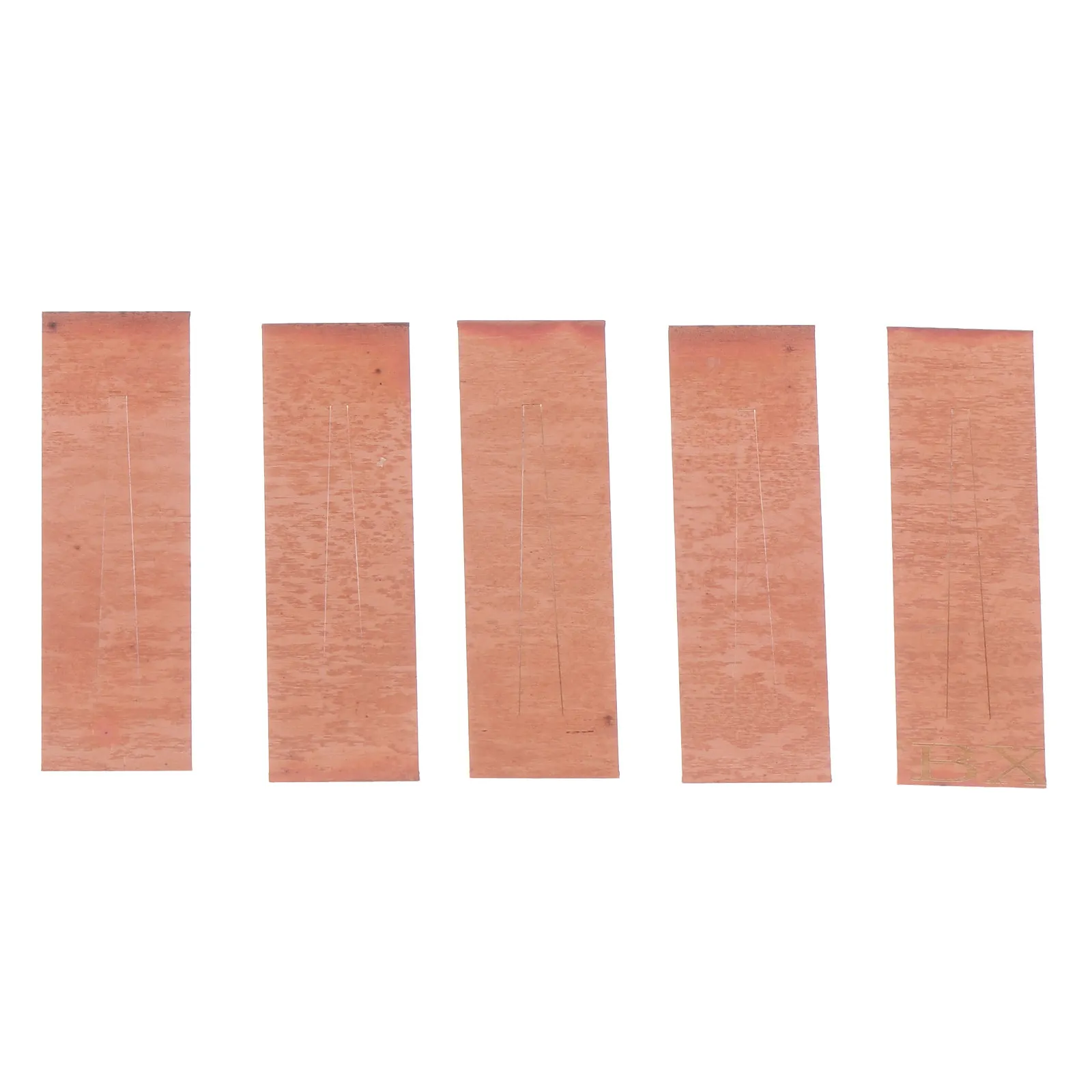 5Pcs Precision Crafted Cucurbit Flute Reed Brass Construction Consistent Pitch Stability Extended Lifespan Smooth Playability