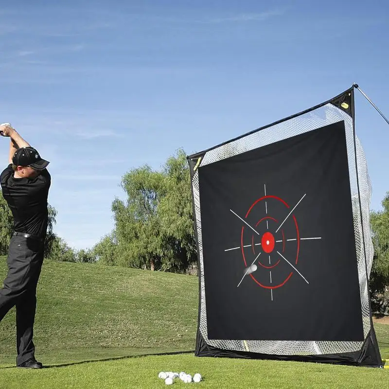 Tarczowa tkanina do ćwiczeń golfowych uderzająca w tarczę do treningu golfowego akcesoria do treningu golfowego z prosty wzór dla rodziny