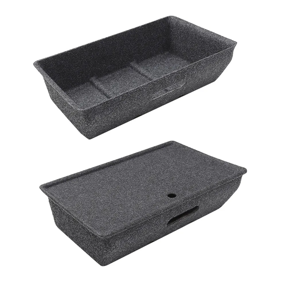 Drawer Holder Car Organizer Under Seat Storage Box Underseat Organizer Tray Under Seat Storage Bins for Tesla Model Y 2021-2023