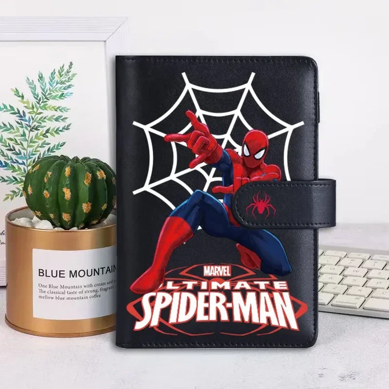 Disney Spider Man Peripheral Ledger Student A6 Notebook Binder Portable Diary Children Friends Girls Gift Stationery Wholesale