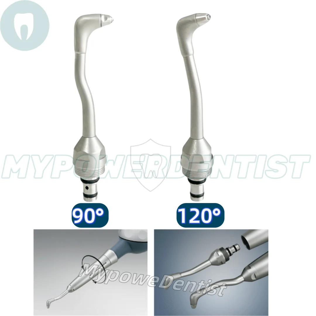 Dental Air Polisher Nozzle Tip for NEO NSK Prophy Mate System-90/120 Angles Compatible Set