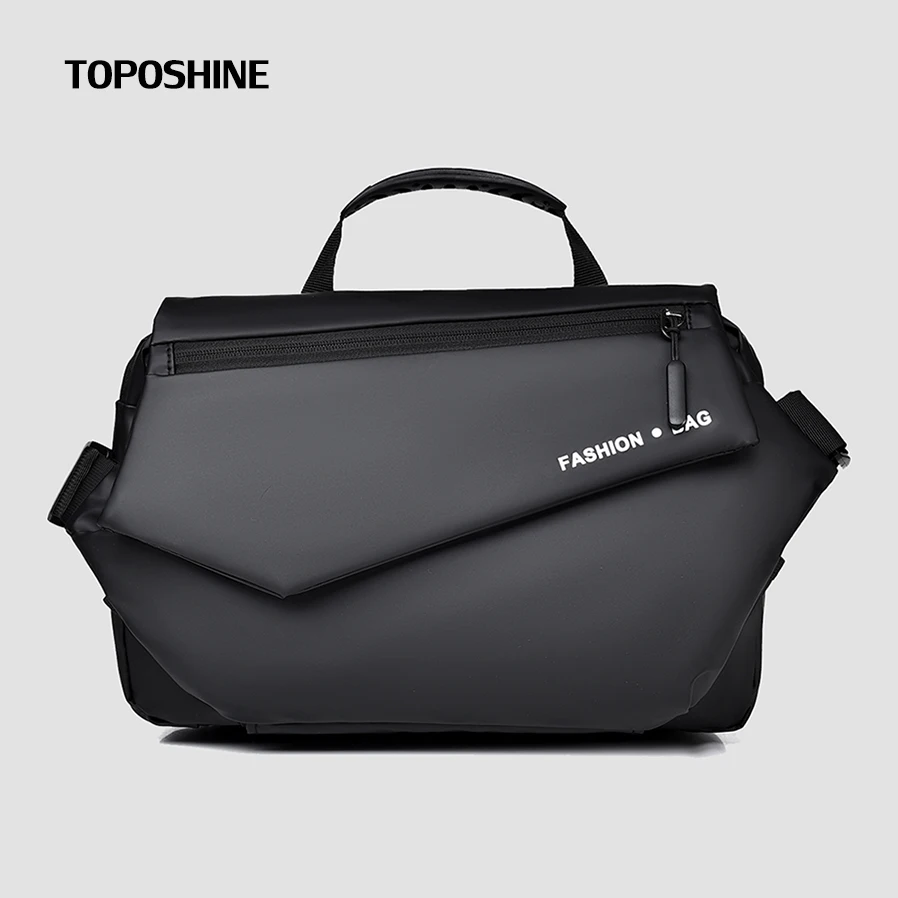 

Toposhine Anti Splashing Small Crossbody Bag 2023 New Business Messenger Bag Oxford Cloth Chest Bag Fashion Shoulder Bag for Men