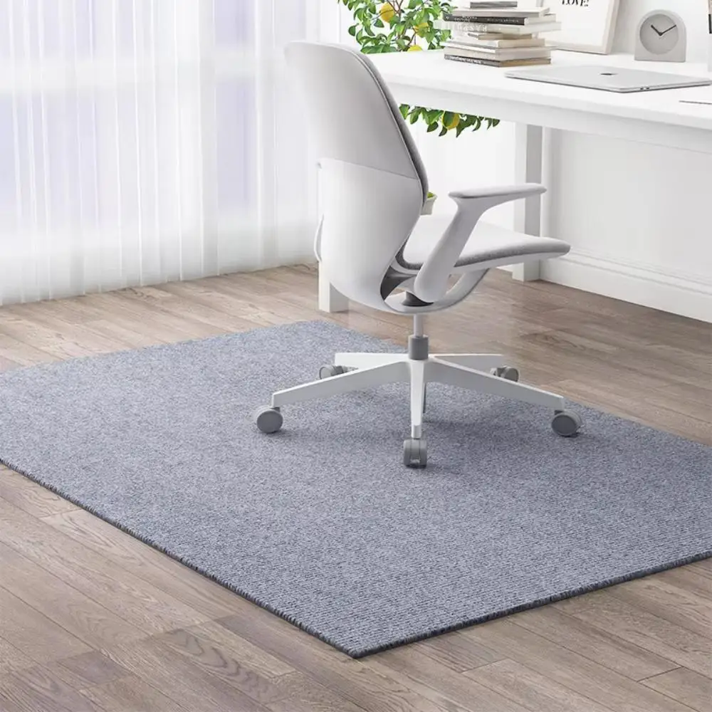 VIKAMA Soundproof Study Room Computer Chair Floor Mat Wooden Floor Protection Pad Wear-Resistant Study Chair Carpet Home Decor