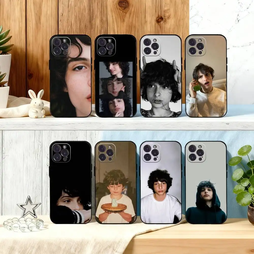 

F-Finn W-Wolfhard Actor Singer Phone Case For iPhone17,16,15,14,13,12,Plus,Pro Max, 5G Others Soft Black Cover
