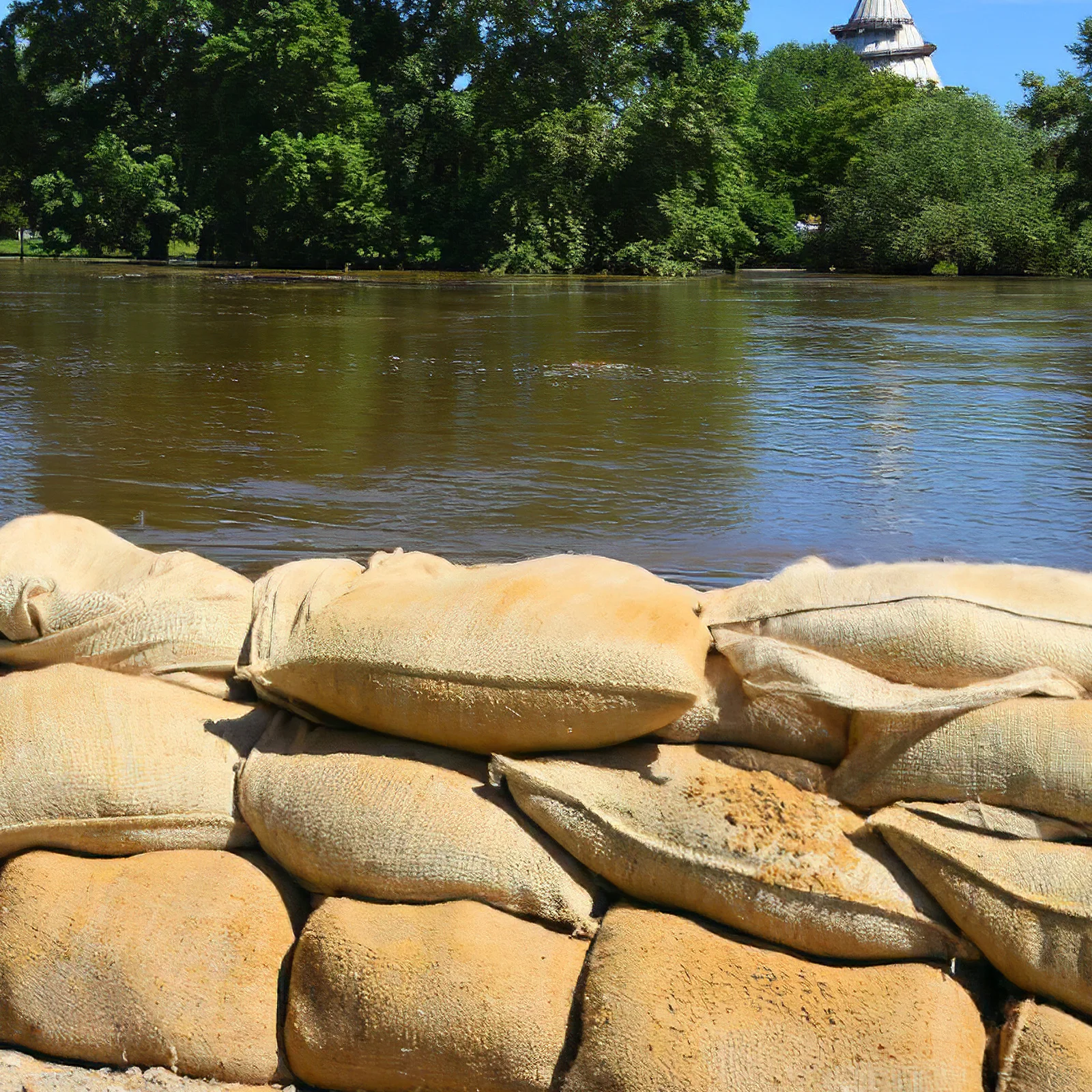 Worek pochłaniający wodę na powód zapłonów wodnych, szybko rozszerzający się system barierowy na powód zapłonów wodnych, wielokrotnego użytku, bezpiaskowy worek, system obrony awaryjnej.