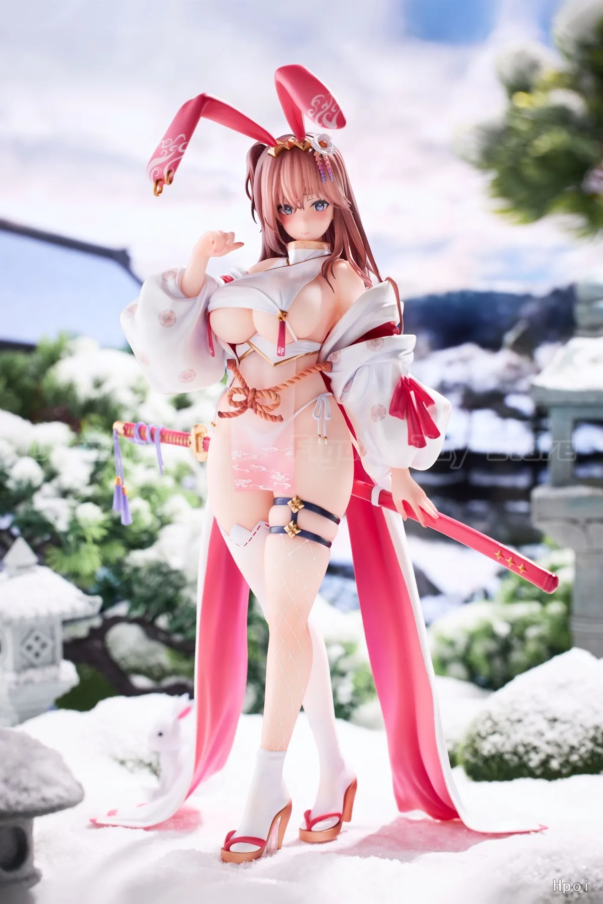 【En Stock】Original Maxcute USAMURAI Snow Rabbit Warrior -chan 1/6 figura juguetes colección modelo adornos