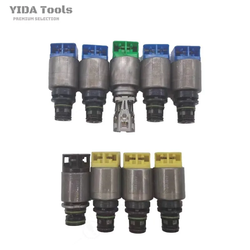 YIDA 8HP50 Transmission Solenoid Valve Kit 9PCS 8-Speed Automatic Gearbox