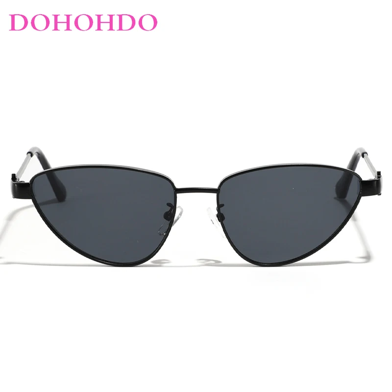 DOHOHDO occhiali da sole Cat Eye in metallo per uomo donna 2024 Luxury Brand Designer Fashion occhiali da sole occhiali da sole femminili alla moda