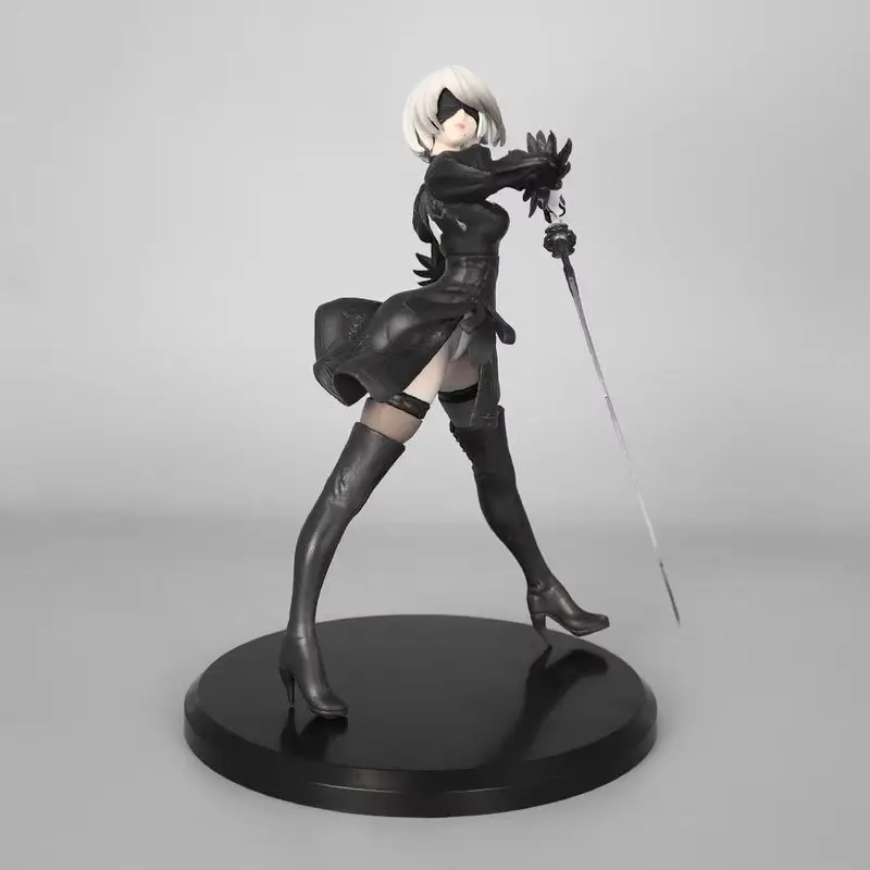 جديد سيجا نيير أوتوماتا يورها No.2 نوع B أنيمي الشكل 18 سنتيمتر بولي كلوريد الفينيل الكبار جمع حلية نموذج دمية لعبة الكرتون نموذج طفل هدية #3