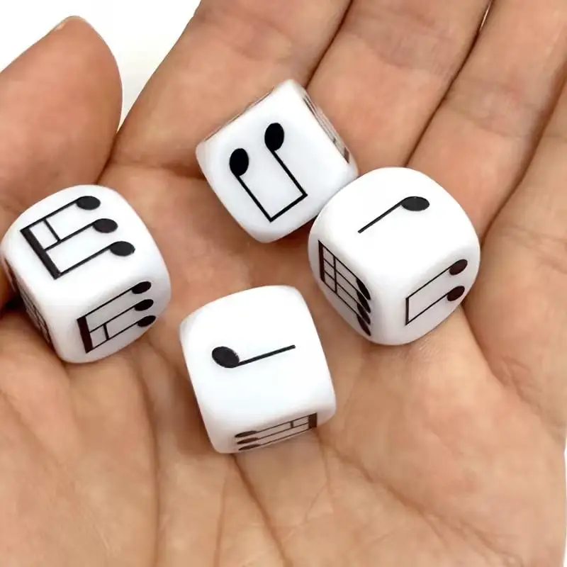 .New Sale.Music Staff Dice 4 Pack Twelve Tone Scale Fun Music Theory Training Tool for Beginners After School Music Club Use