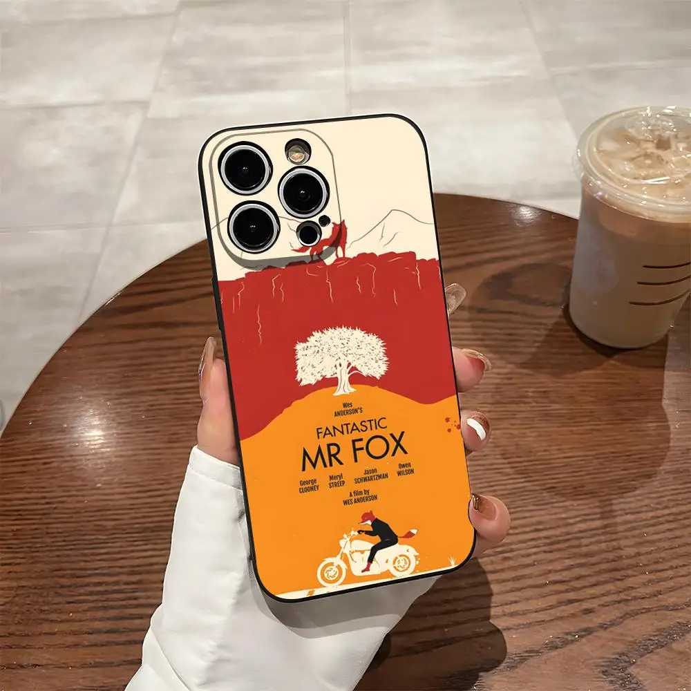 F-Fantastic Mr F-Fox Phone Case For IPhone 17 Air 16 E Pro Max 15 14 13 Mini 12 Pro 11 Max Plus Black Soft Shell