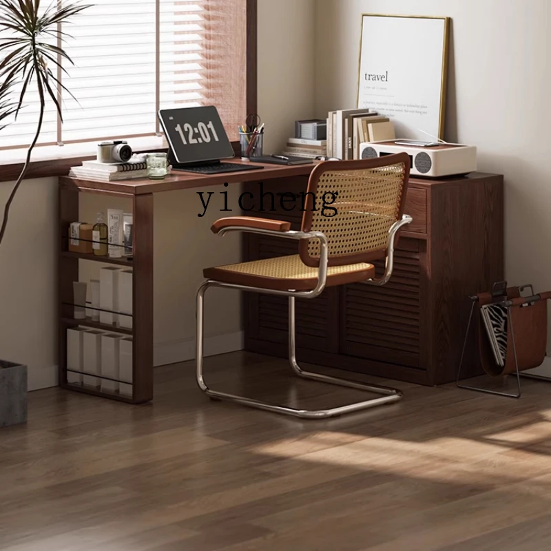 

H3-20 solid wood computer desk bucket cabinet integrated household living room simple storage desk corner office dresser