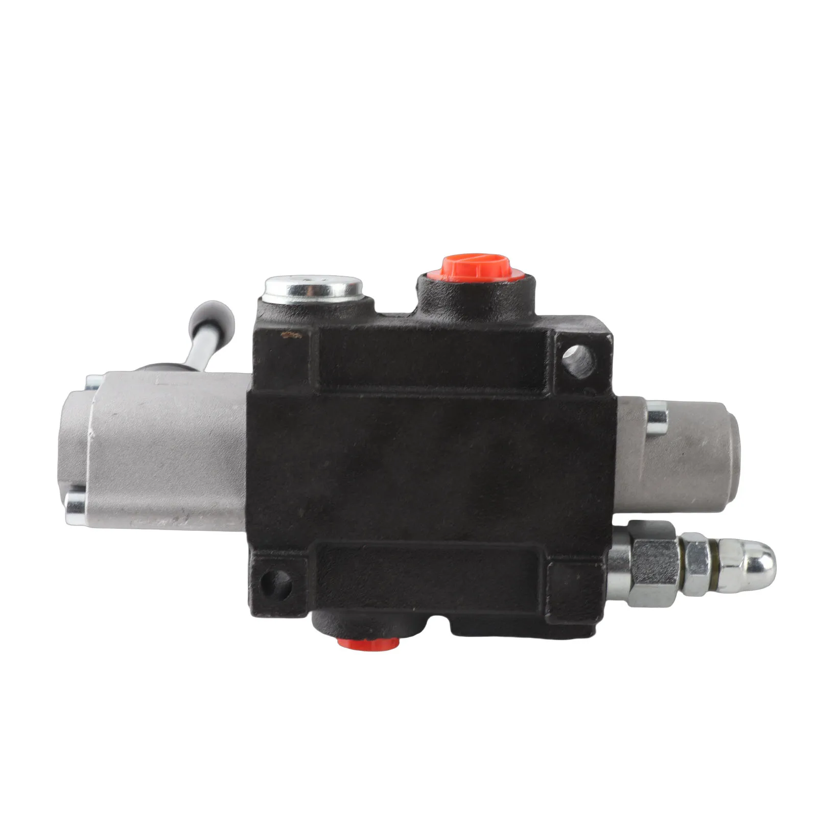 Hydraulic Flow Control Valve Kit 1 Spool Double Acting with Adjustable Relief Bar Control Handle Tractor Accessory