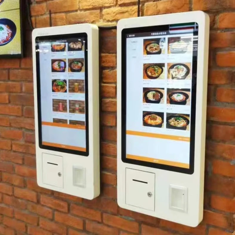 Indoor touch function Self-service ordering payment end point Integrated ticket collection end point