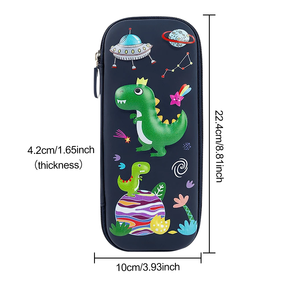 ثلاثية الأبعاد إيفا سعة كبيرة مقلمة حامل قلم لطيف حقيبة أقلام رصاص من الكارتون للفتيات صبي أطفال مدرسة القرطاسية صندوق رصاص pencelcase