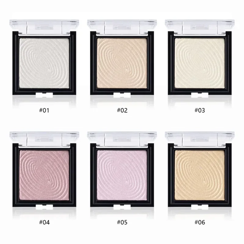 EOEKKY Monochrome Water Ripple Contouring High Light Nose Shadow Powder Plate Face Brightening Natural Contouring Shadow Plate