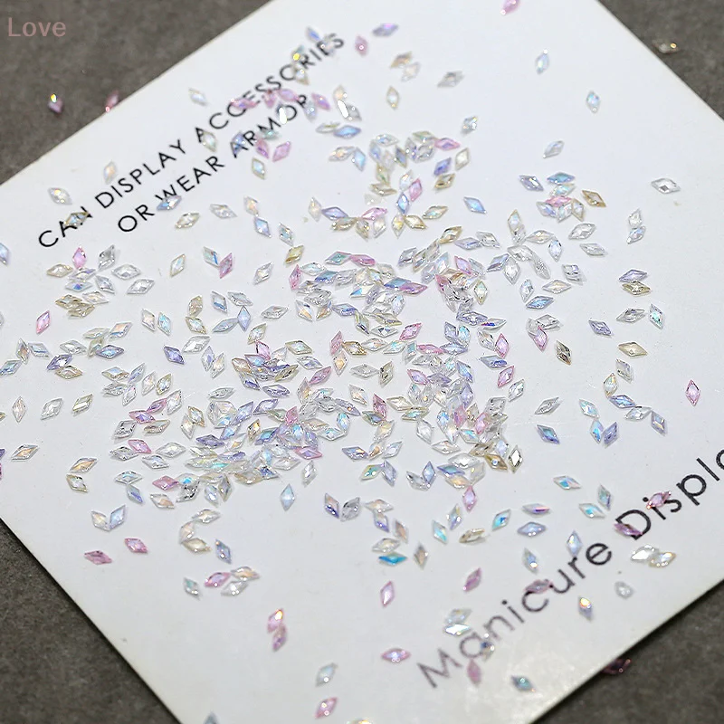 [L & P] 50 قطعة مسمار صغير الفن الراين كريستال فلاتباك الماس مختلط شكل البريق لتقوم بها بنفسك مسمار فاخر مانيكير اكسسوارات