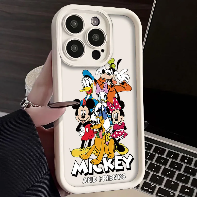 Disney Minnie Mickey Mouse Friends Case for Samsung Galaxy S25 S24 S23 Ultra S22 S21 Plus FE 5G A54 A34 A14 A73 A53 A33 5G Cover