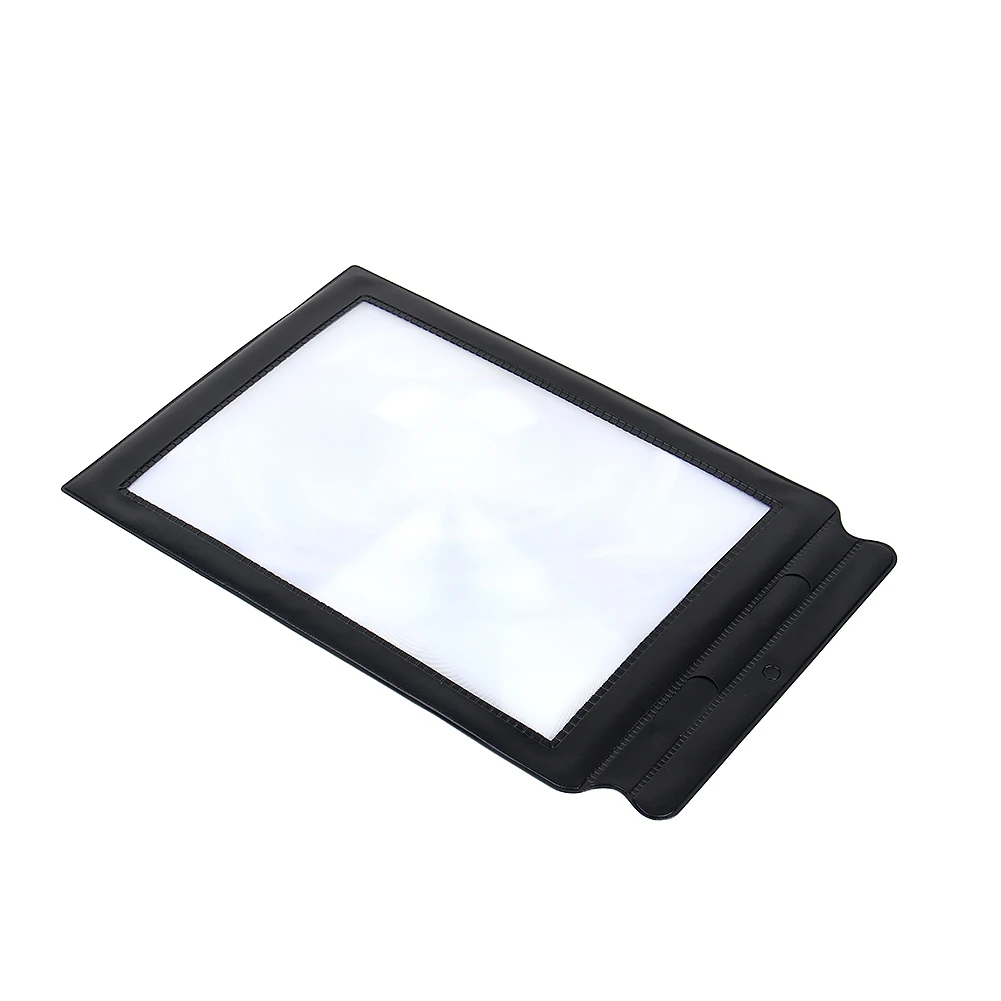 A4 ganze Seite 3x Lupen blatt große Lupe Buch Lese hilfe PVC-Linse 3x Lupen blatt a4 ganzseitige Blatt lupe