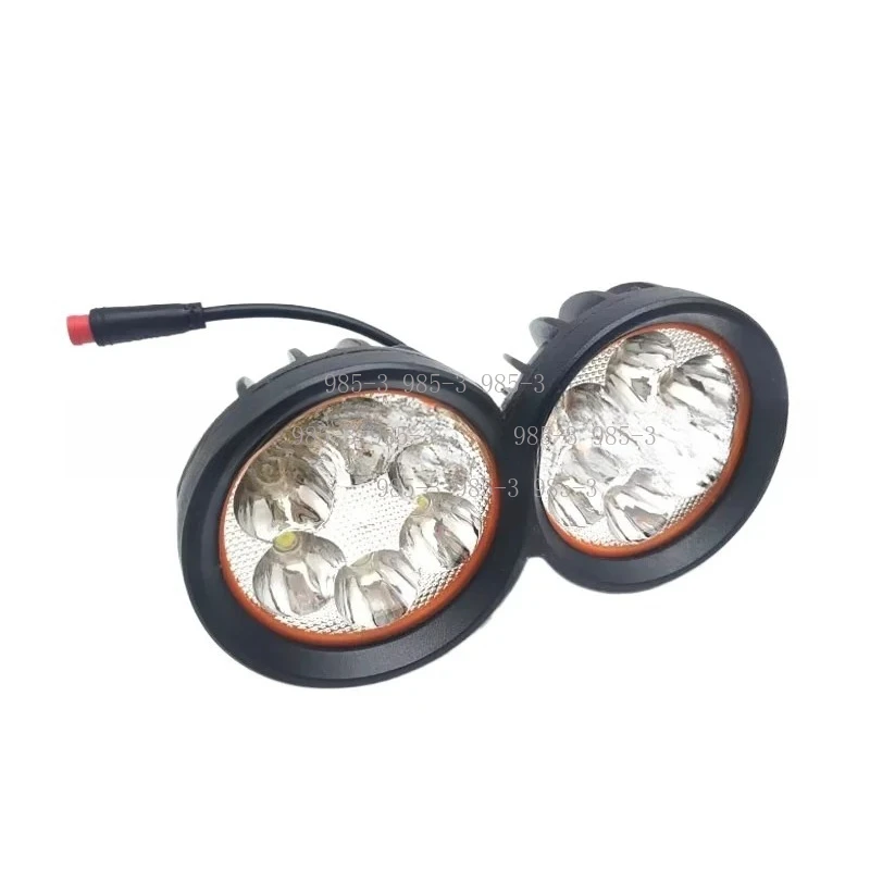 Scooter Front Headlight, Handlebar LED Lamp, Electric Scooter Lighting Accessories