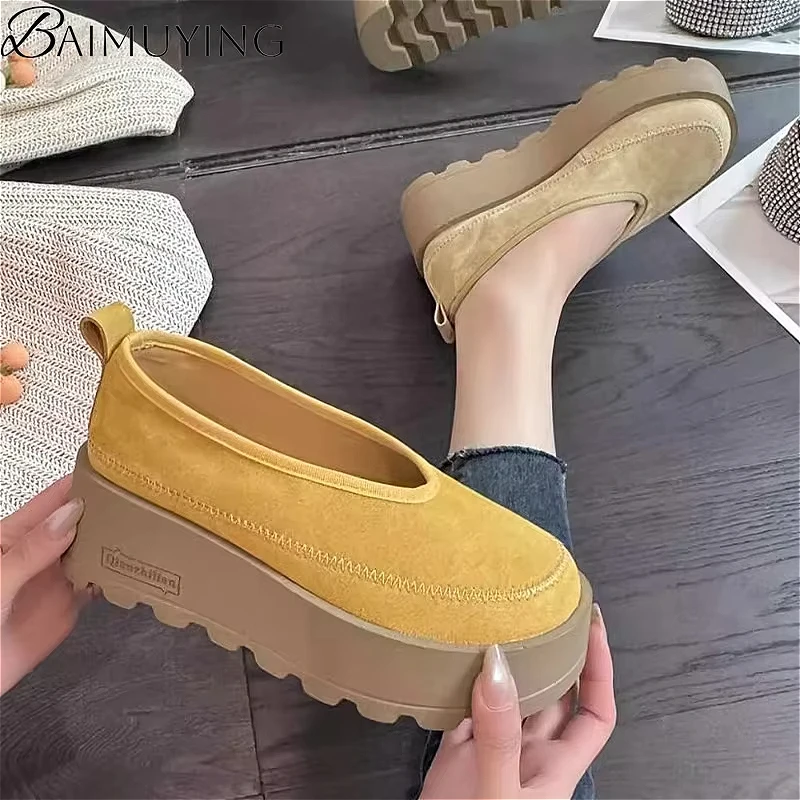 

Platform Flats Sandals Women Casual Sneakers Shoes Loafers Woman 2025 Trend Spring Designer New Suede Comfort Zapatos De Mujer