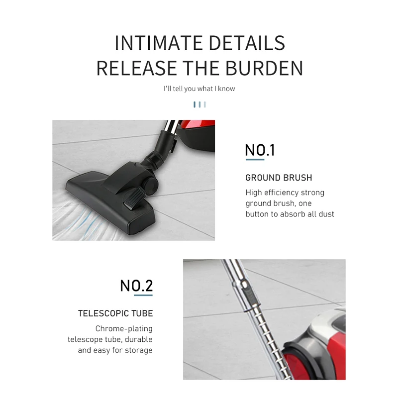 공장 OEM/ODM 700W 백형 사이클론 업라이트 스틱 핸드헬드 진공 청소기