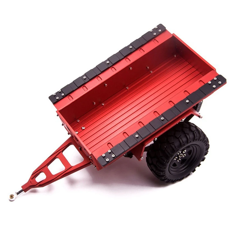 Metal Leaf Spring Trailer Car Cargo Carrier For 1/10 RC Crawler Car Axial SCX10 90046 Traxxas TRX4 TRX6 Tamiya Redcat