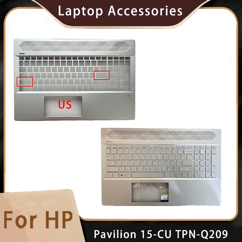 New For HP Pavilion 15-CU TPN-Q209;Replacemen Laptop Accessories US Palmrest / US Keyboard L24926-001