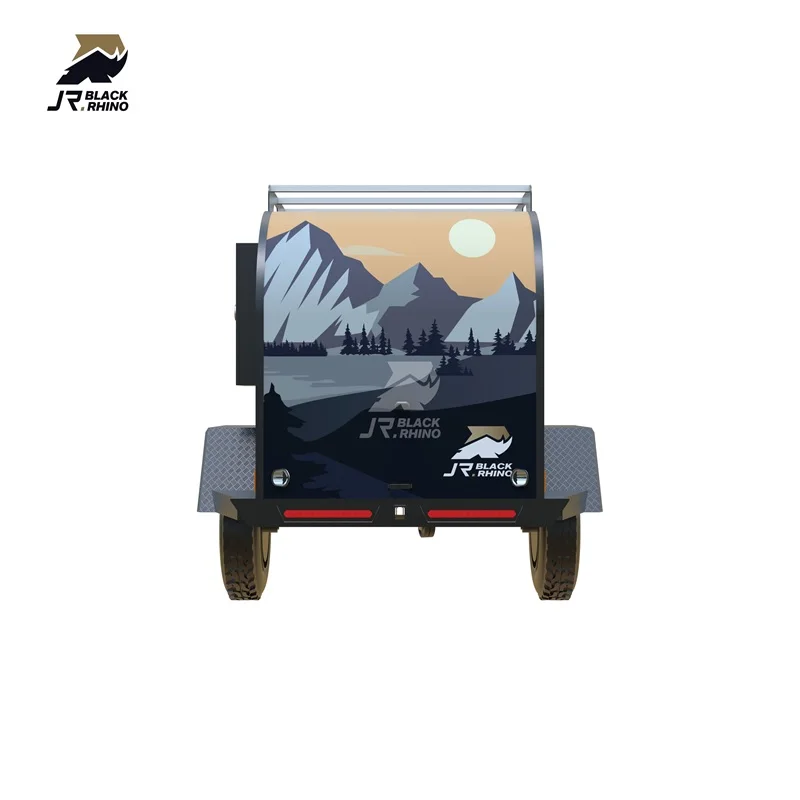 Bicicleta Camper remolque durmiente camioneta todoterreno Camping Rv caravana remolque todoterreno remolque Camper juguete Hauler Otr