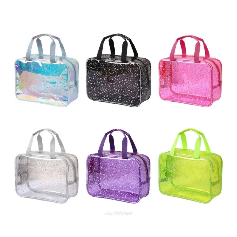 x5xa-large-capacity-travel-cosmetic-bag-with-star-pattern-waterproof-pvc-makeup-for-women-and-girls