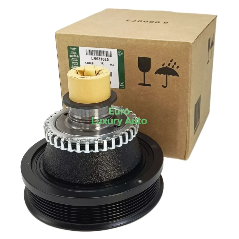 OEM LR007437 Crankshaft Pulley for Land Rover Discovery 3 2005-2009 Discovery 4 2010-2016 BBmart