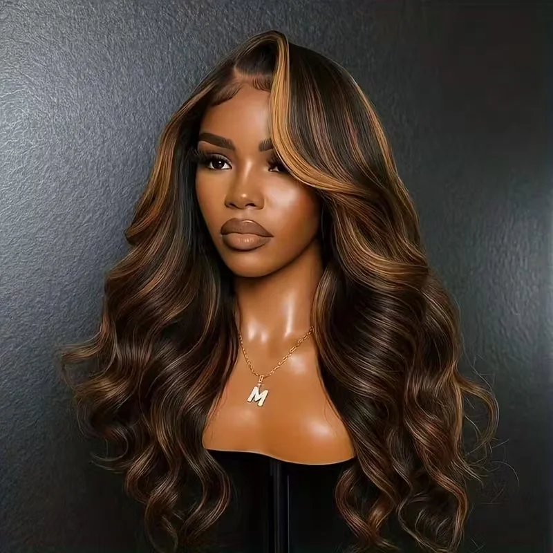 Body Wave P1B/30 Highlight Haarwerk van Echt Haar voor Vrouwen 13x6 Kant Voorkant Haarwerk Voorgeplukt Voorgeknipt Kant 5x5 Lijmloze Haarwerken van Echt Haar