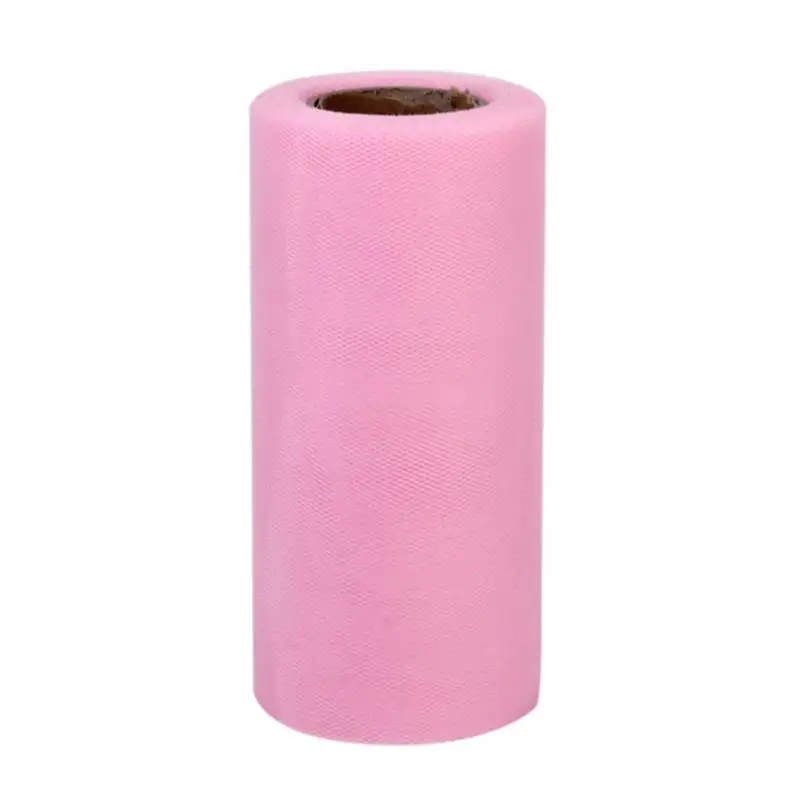 1 rotolo 22 m lungo 15 cm di larghezza bobina di tulle banchetto matrimonio fai da te tulle mestiere matrimonio tutu decorazione composizioni floreali