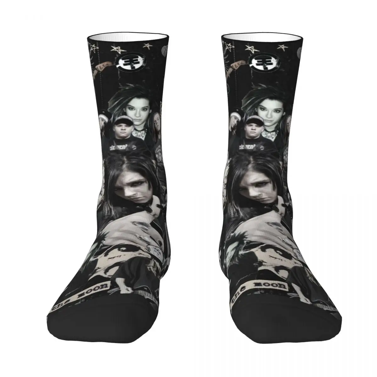 Tokio Hotel Band Crew cosy Unisex Socks Warm Happy Socks Street Style Crazy Sock