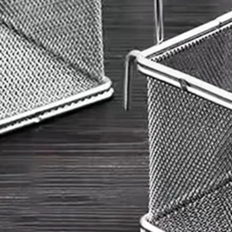 

Корзина для глубокой жарки из нержавеющей стали 304, серебристая, многофункциональная, подвесная, с сетчатым фильтром для масла, сито для хотпота