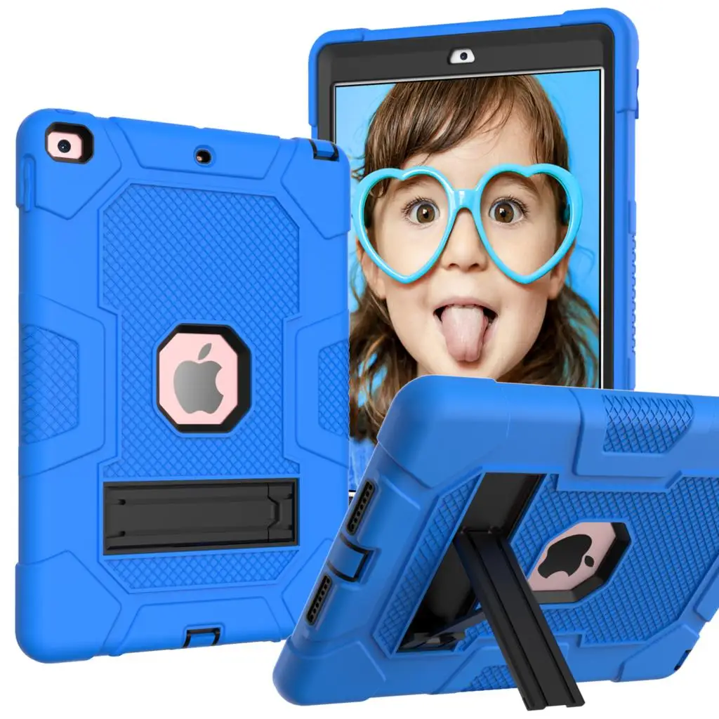 For iPad 10.2 7th 8th 9th Generation A2270 A2428 A2429 A2430 Case Kids Case Heavy Duty Shockproof Tablet Case