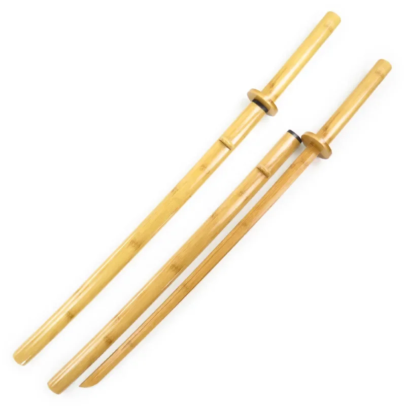 Kendo Iuhedo Swordsmanship Wushu Practice Training Performance Props Japanese Samurai Sheathed, All Bamboo Knife