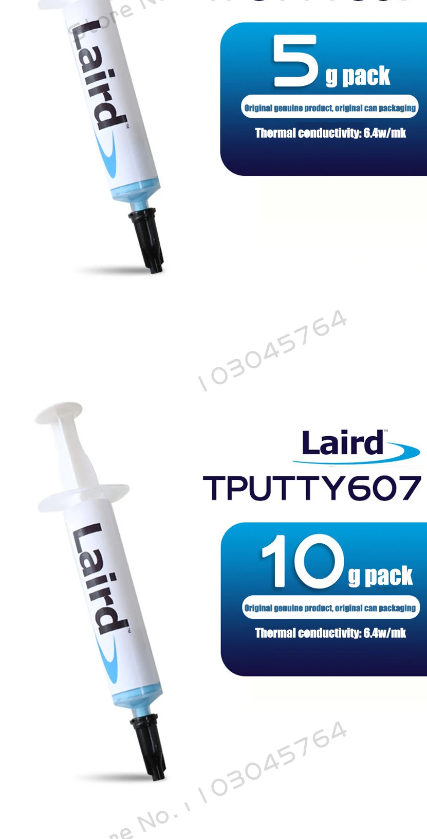 Laird Tputty 607 Wärmeleitpaste Leitfähiges Gel für Laptop-Speicher-RAM-Kühlung, 5g/10g Nadelpackung – Detail 10