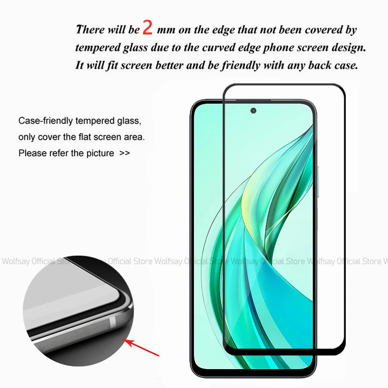 2/4PCS Vetro Temperato Per Honor 90 Protezione Dello Schermo Intelligente Honor 90 Smart Colla Completa Protezione In Vetro Pellicola Del Telefono Per Honor 90 Smart