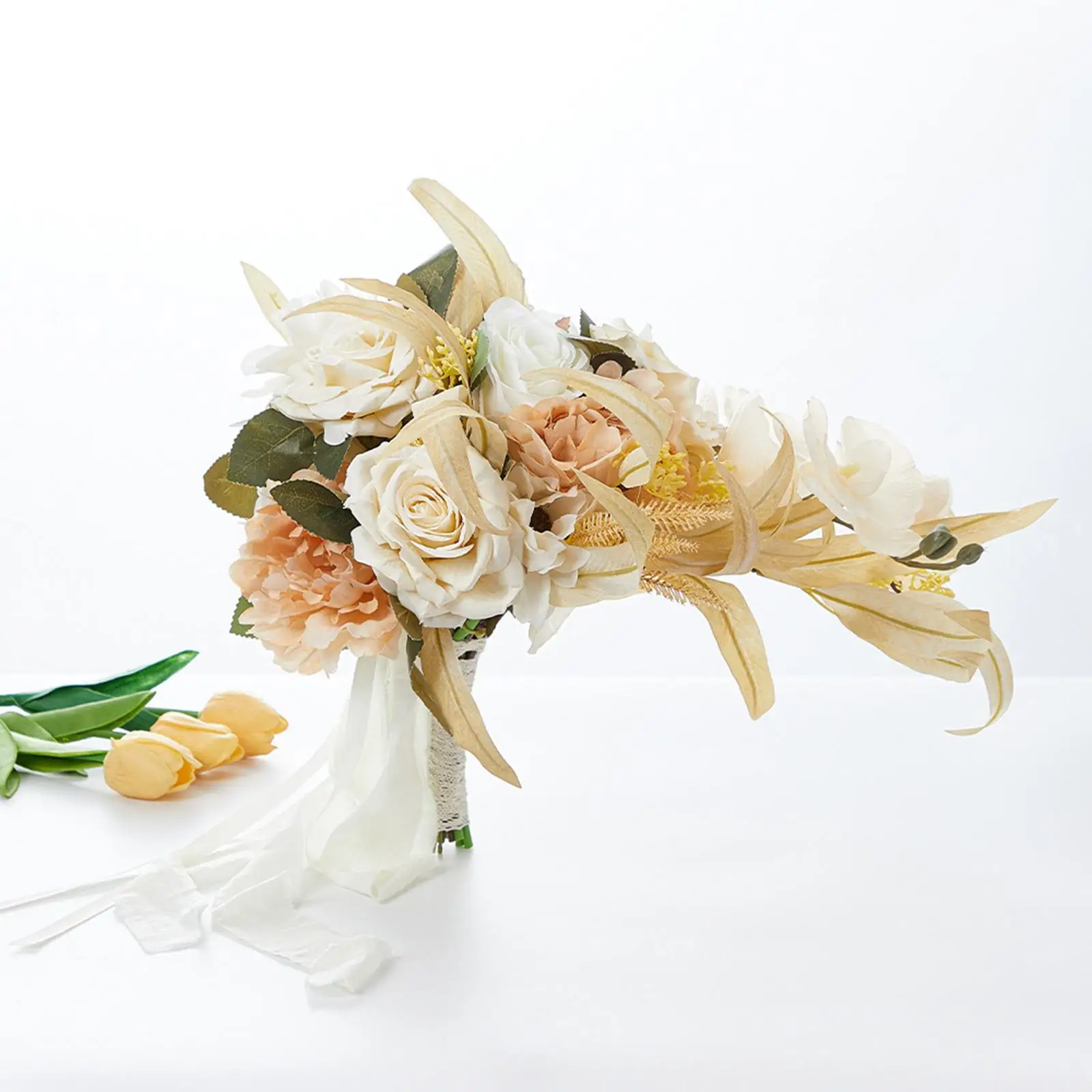

Wedding Bridal Bouquet Artificial Flowers for Anniversary Festival Party