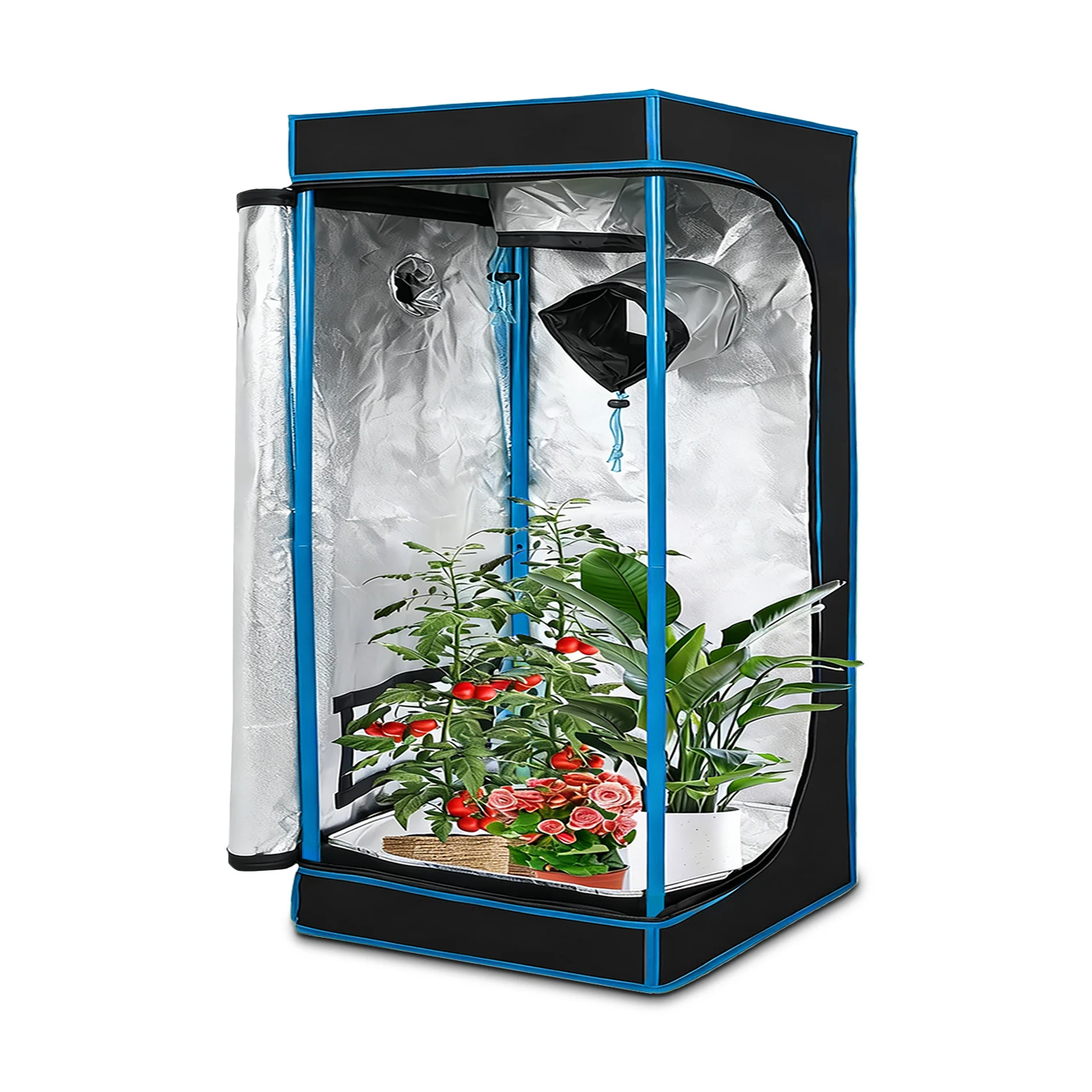 Grow Tent 4X4 - Tenda Tanam Dalam Ruangan 50X50X100CM (20X20X39INCH)