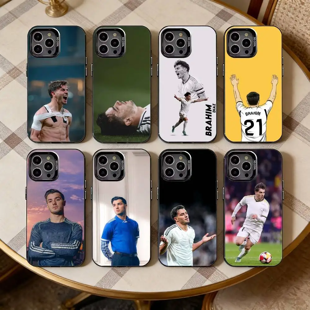 

COOL B-Brahim D-Diaz Phone Case For iPhone17,16,15,14,13,12,11 Plus,Pro Max Black Candy silver phone case