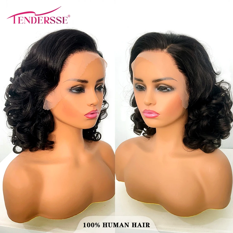 100% Vietnamese Hair Bouncy Loose Wave Glueless Wigs Double Drawn Donor Hair Body Wave Curly 13X4 HD Lace Frontal Wig PrePlucked