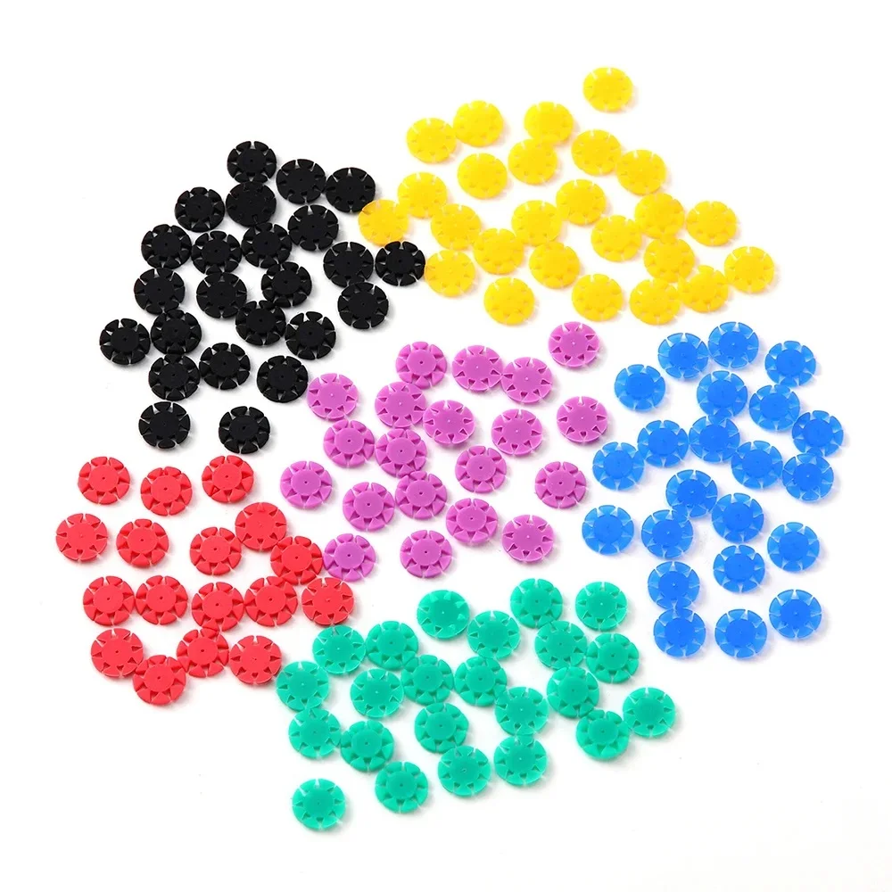 

100 PCS/Bag Dental Endo Root Canal File Disinfection Marking Circle Ring Counting Silicone Endodontics Dentistry Stopper