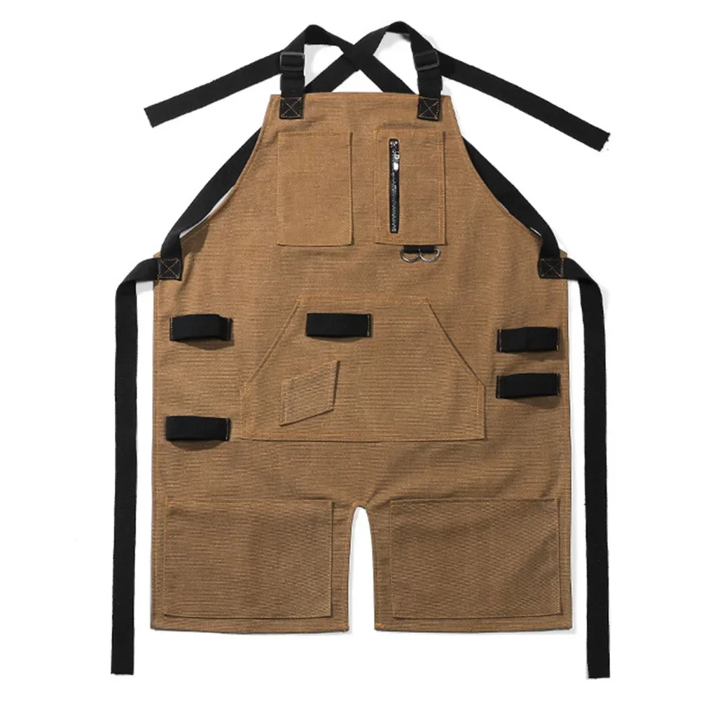 

Notebooks Various Professions Adjustable Strap Bib Apron Cell Phone Men Fashionable Design Heavy Work High Quality Note