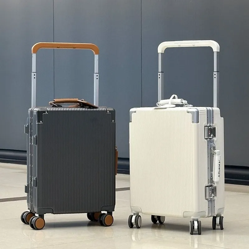 

Чемодан с алюминиевой рамой и жестким корпусом из поликарбоната, 20/24 дюйма, с замком TSA, бесшумными колесами-спиннерами, телескопической ручкой, легкий багажный чемодан